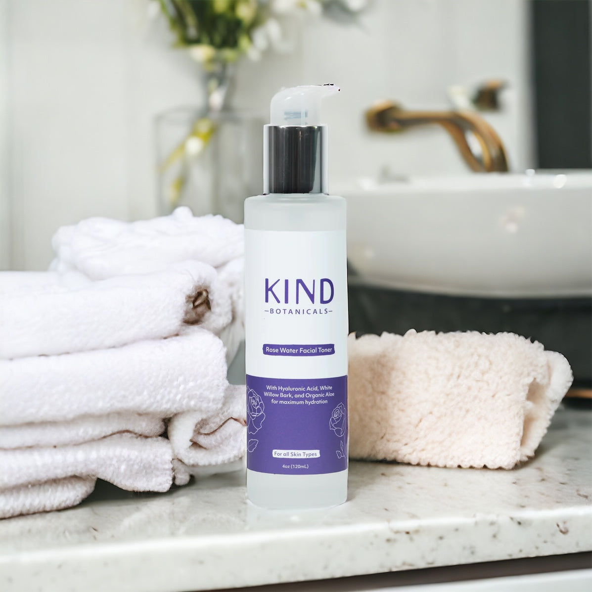 ROSE rose water facial toner