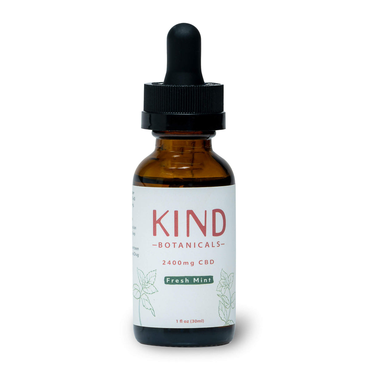 Kind Botanicals 2400mg hemp oil mint flavored